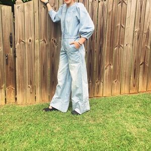Ulla Johnson Layton Jumpsuit — Cornflower